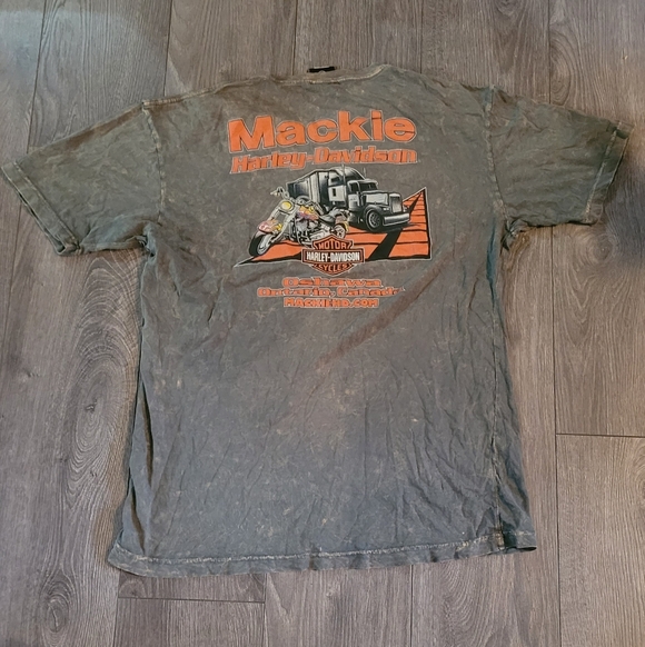 Harley-Davidson Faded Green Skull Short Sleeve Tee - Picture 3 of 4